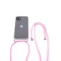 Evelatus Apple iPhone 7/8/SE2020/SE2022 Silicone Transparent with Necklace TPU Strap Transparent