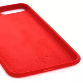 Evelatus Apple iPhone 7 Plus/8 Plus Premium minkšto prisilietimo silikoninis dėklas raudonas