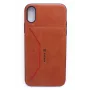Evelatus Apple iPhone X Nobel Brown folio dėklas su pinigine