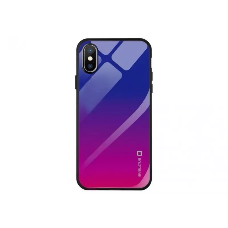 Evelatus Apple iPhone X/Xs Gradient Glass Case 4 Mystery