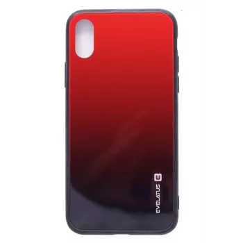Evelatus Apple iPhone X/Xs Gradient Glass Case 5 Passion