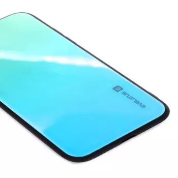 Evelatus Apple iPhone X/Xs Gradient Glass Case 6 Lagoon
