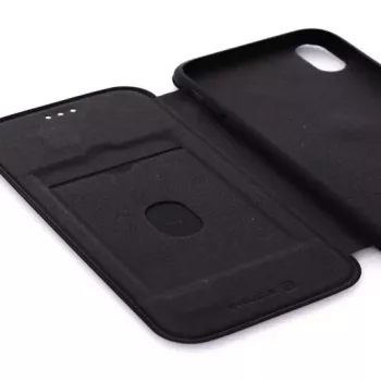 Evelatus Apple iPhone XR knygos tipo dėklas juodas