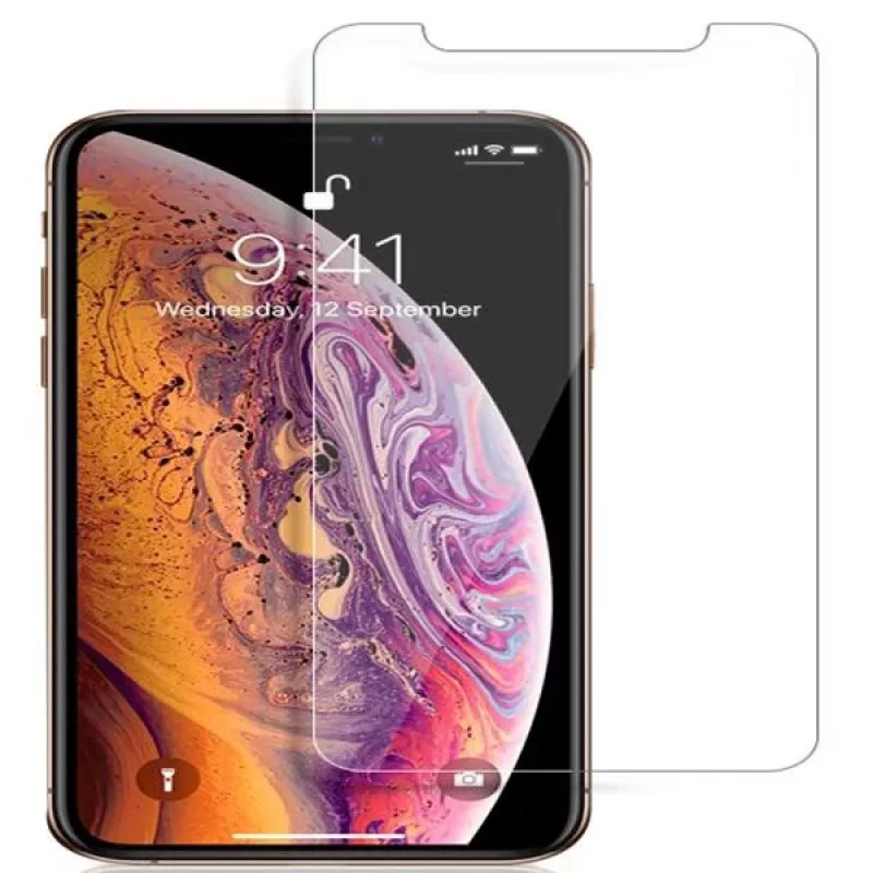 Evelatus Apple iPhone XS Max / 11 Pro Max 0.33 mm Flat Clear Tempered Glass Screen Protector with Japan Glue and Anti-Static