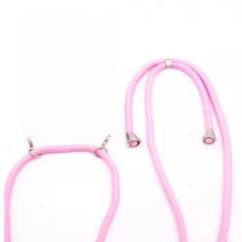 Evelatus Apple iPhone Xs MAX Silicone Transparent with Necklace TPU Strap Transparent