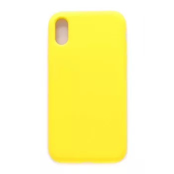 Evelatus Apple iPhone Xs Premium Soft Touch silikoninis dėklas šviesiai geltonas