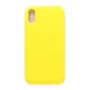 Evelatus Apple iPhone Xs Premium Soft Touch silikoninis dėklas šviesiai geltonas
