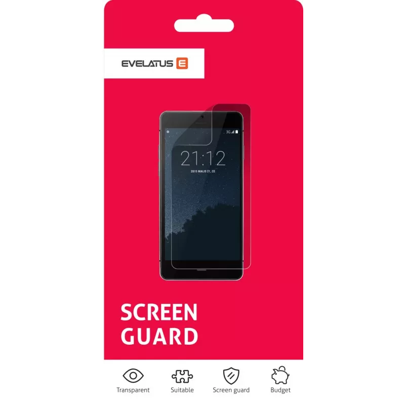 EVELATUS Back Cover Case, skirtas Huawei Honor 7 Lite / P9 Lite Mini / Nova Lite 2017 - skaidrus TPU
