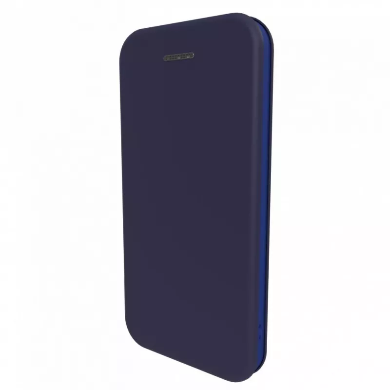 Evelatus knyginis dėklas, skirtas Xiaomi Redmi Note 8 / Redmi Note 8 2021, tamsiai mėlynas, PU oda, piniginės tipo dėklas su kortelių kišenėmis ir atlenkiama kojelė