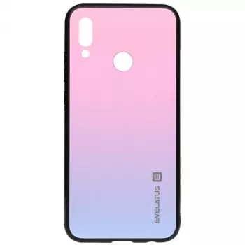 Evelatus Huawei P Smart 2019 Gradient Glass Case 2 Bubble Gum