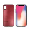 Evelatus Huawei P20 TPU dėklas su metaline plokštele magnetiniam laikikliui automobilyje, raudonas