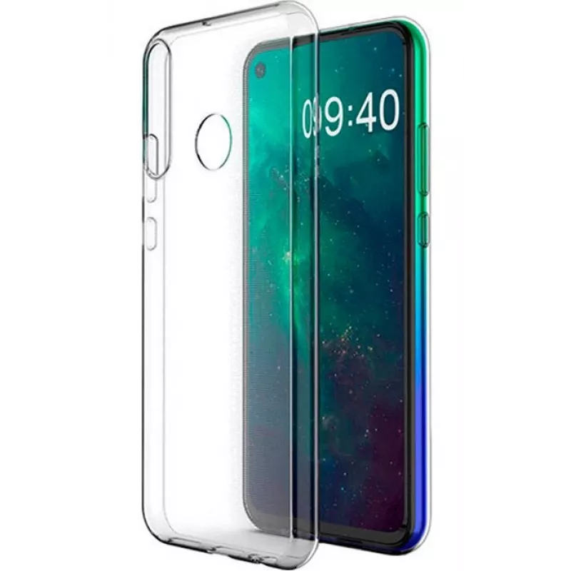 Evelatus Huawei P40 Lite E skaidrus silikoninis dėklas 1,5 mm TPU permatomas