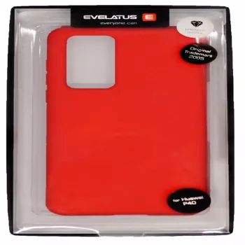 Evelatus Huawei P40 Pro Soft Touch Silicone Case Red