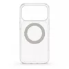 Evelatus hibridinis dėklas su MagSafe ir 360° metaliniu stoveliu, skirtas iPhone 17 Pro Max, permatomas
