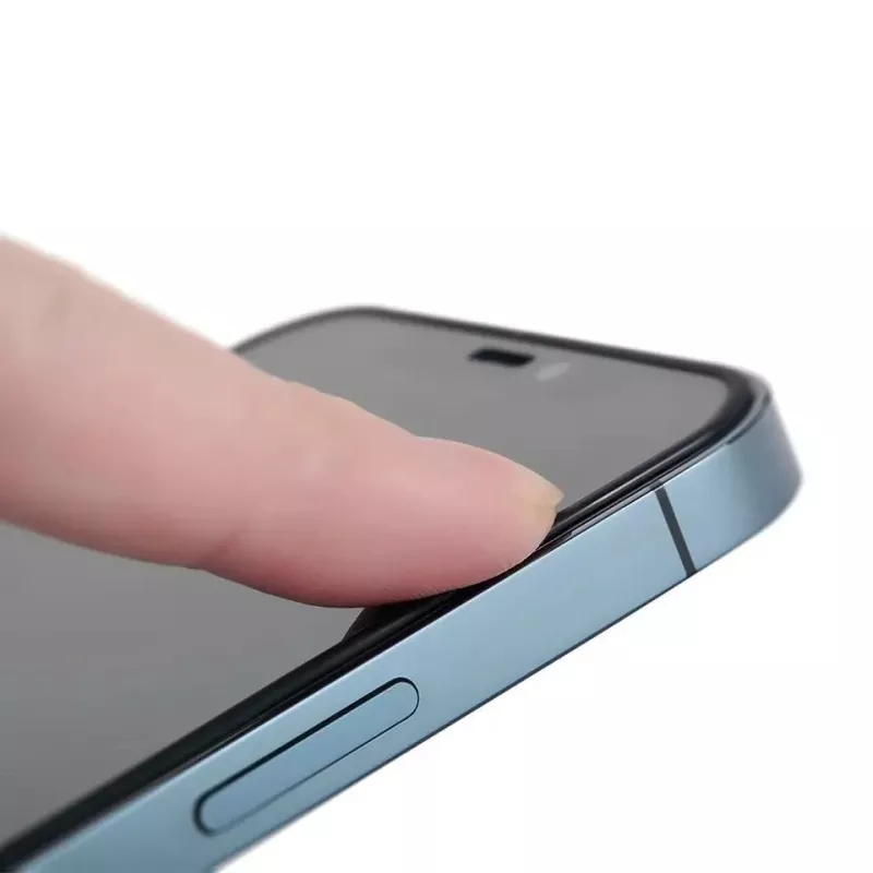 EVELATUS iPhone 14 Pro guminis anti-broken 3D stiklo pilnas dangtelis Japan Glue antistatinis ekrano apsauginis stiklas