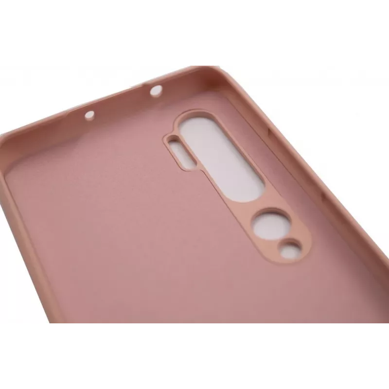 Evelatus Nano Silicone Case, skirtas Xiaomi Mi Note 10 / Mi Note 10 Pro - Soft Touch TPU, šviesiai rožinė