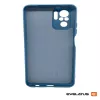 Evelatus Nano Silicone Case, skirtas Xiaomi Redmi Note 10 / Note 10S - tamsiai mėlyna