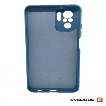 Evelatus Nano Silicone Case, skirtas Xiaomi Redmi Note 10 / Note 10S - tamsiai mėlyna