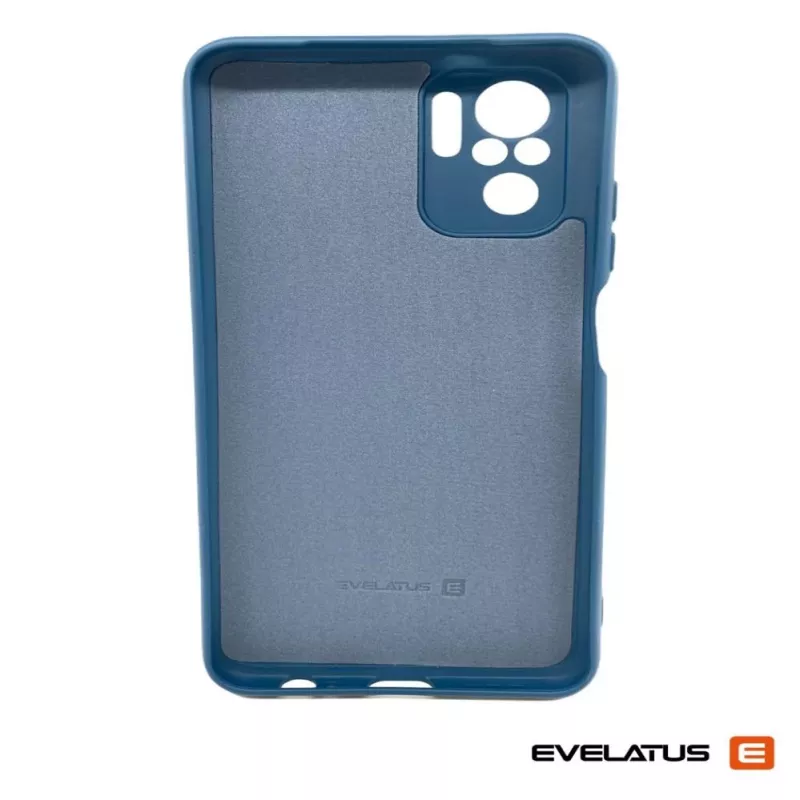 Evelatus Nano Silicone Case, skirtas Xiaomi Redmi Note 10 / Note 10S - tamsiai mėlyna
