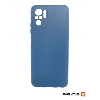 Evelatus Nano Silicone Case, skirtas Xiaomi Redmi Note 10 / Note 10S - tamsiai mėlyna