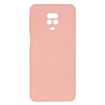 Evelatus Nano Silicone Case, skirtas Xiaomi Redmi Note 9 Pro / Redmi Note 9S - Soft Touch TPU - Smėlio spalvos