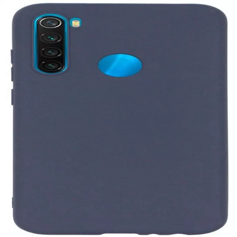 Evelatus Nano Silicone Case Soft Touch TPU Dark Blue, skirtas Xiaomi Redmi Note 8 / Redmi Note 8 2021