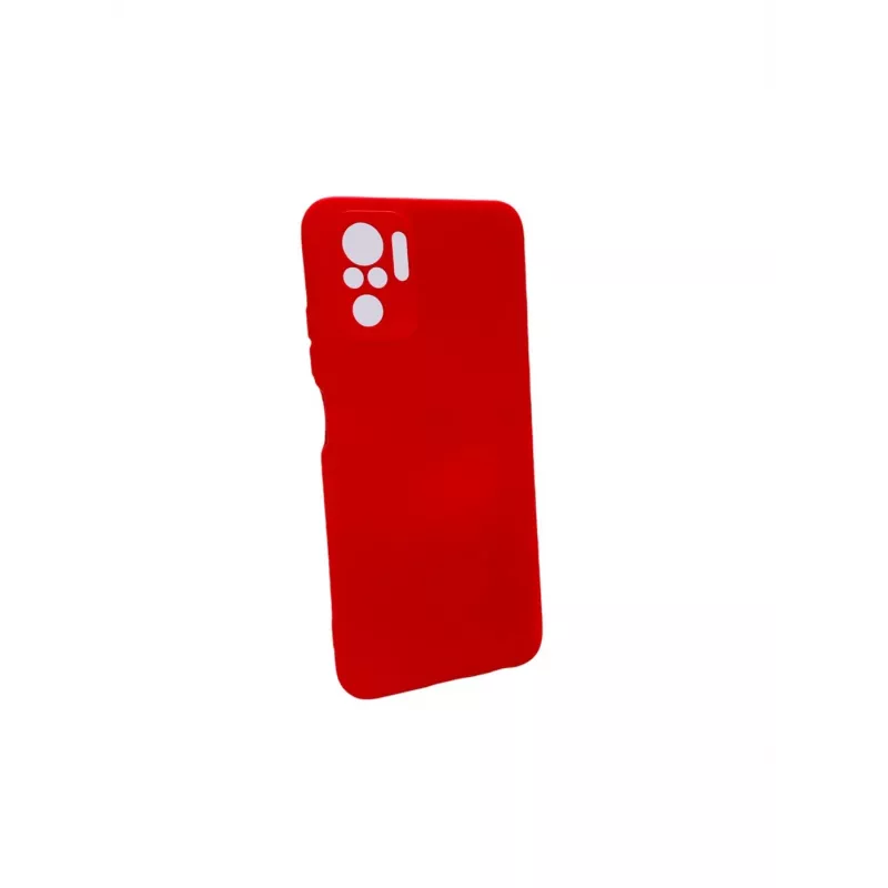 Evelatus Nano Silicone Case Soft Touch TPU, skirtas Xiaomi Redmi Note 10 / Note 10S - Raudona