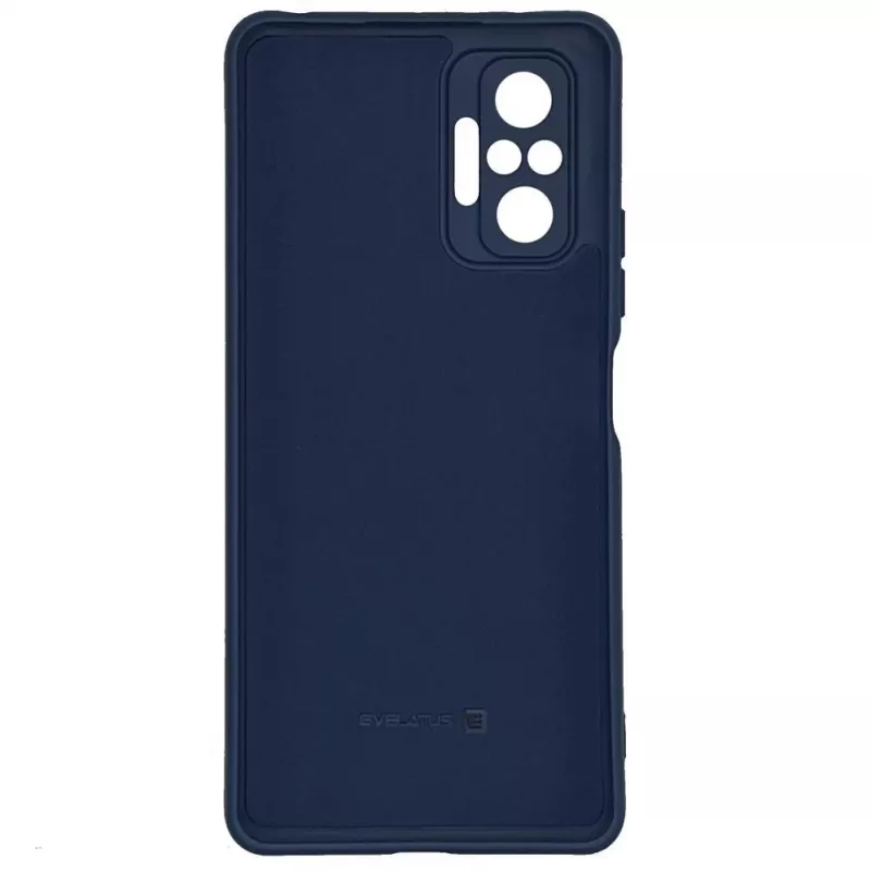 Evelatus Nano Silicone Case Soft Touch TPU, skirtas Xiaomi Redmi Note 10 Pro - Mėlyna