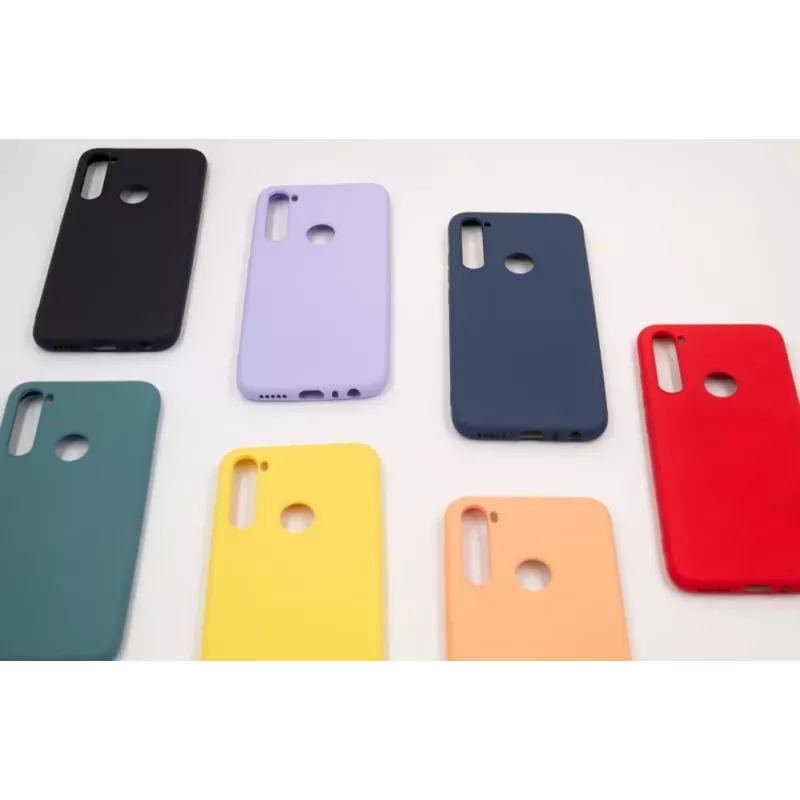Evelatus Nano Silicone Case Soft Touch TPU, skirtas Xiaomi Redmi Note 8 / Redmi Note 8 2021 - tamsiai mėlyna