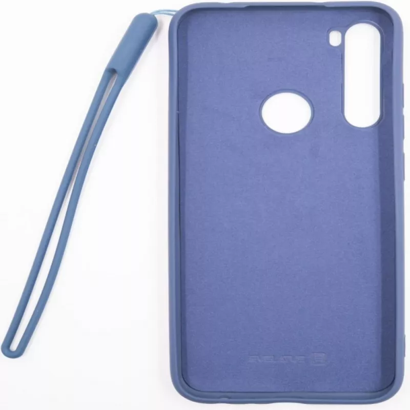 Evelatus Nano Silicone Case Soft Touch TPU, skirtas Xiaomi Redmi Note 8 / Redmi Note 8 2021 - tamsiai mėlyna