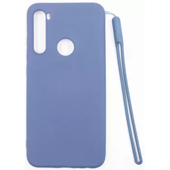 Evelatus Nano Silicone Case Soft Touch TPU, skirtas Xiaomi Redmi Note 8 / Redmi Note 8 2021 - tamsiai mėlyna