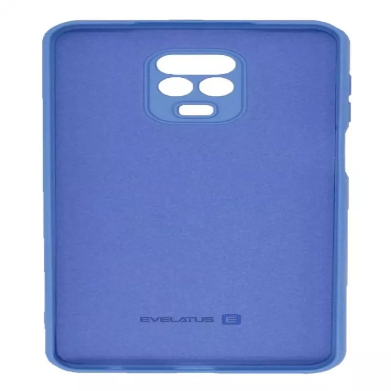 Evelatus Nano Silicone Case Soft Touch TPU, skirtas Xiaomi Redmi Note 9 Pro / Redmi Note 9S - mėlyna