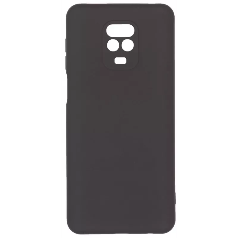 Evelatus Nano Silicone Case Soft Touch TPU, skirtas „Xiaomi Redmi Note 9 Pro“ / „Redmi Note 9S“, juoda