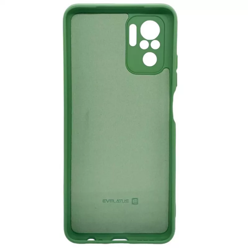 Evelatus Nano Silicone Case Soft Touch TPU Green, skirtas Xiaomi Redmi Note 10 / Note 10S