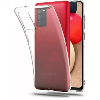 Evelatus Samsung Galaxy A02s Clear Silicone Case 1.5mm TPU Transparent
