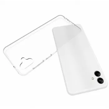 EVELATUS Samsung Galaxy A04E / A04 skaidrus silikoninis dėklas 1,5 mm TPU permatomas