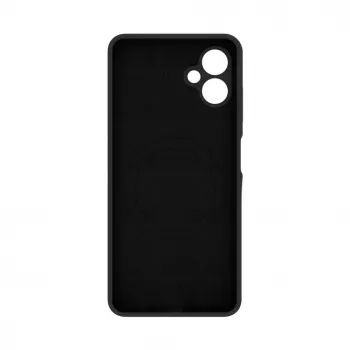Evelatus Samsung Galaxy A06 5G Premium magnetinis minkšto prisilietimo silikoninis dėklas juodas