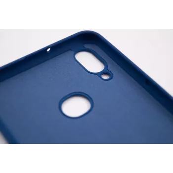 Evelatus Samsung Galaxy A10S Nano Silicone Case Soft Touch TPU Blue