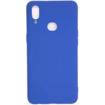 Evelatus Samsung Galaxy A10S Nano Silicone Case Soft Touch TPU Blue