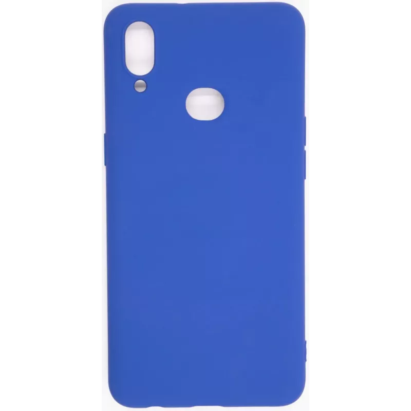 Evelatus Samsung Galaxy A10S Nano Silicone Case Soft Touch TPU Blue