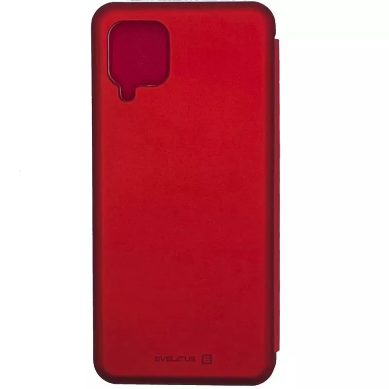 Evelatus Samsung Galaxy A12/M12 knygos tipo dėklas raudonas