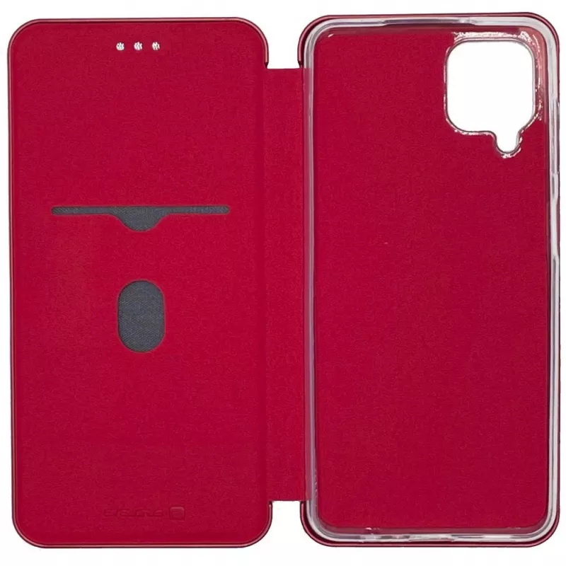 Evelatus Samsung Galaxy A12/M12 knygos tipo dėklas raudonas