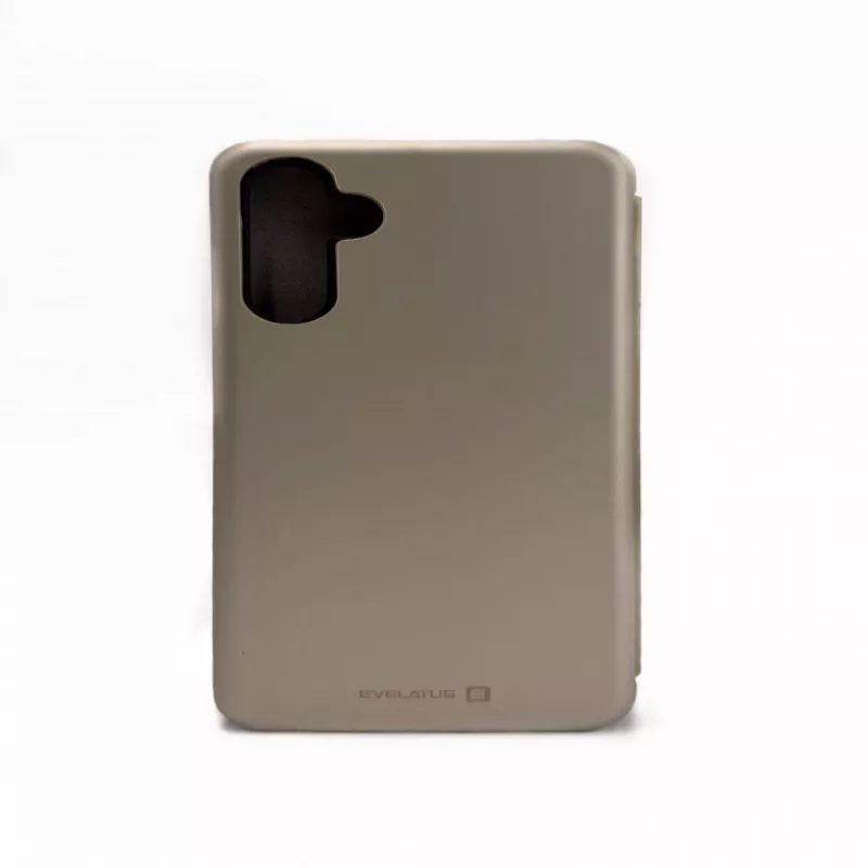 Evelatus Samsung Galaxy A14 5G knyginis dėklas auksinis