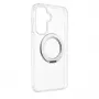 Evelatus Samsung Galaxy A17 4G / A17 5G hibridinis dėklas su MagSafe PC+TPU 360 metaliniu stoveliu, permatomas
