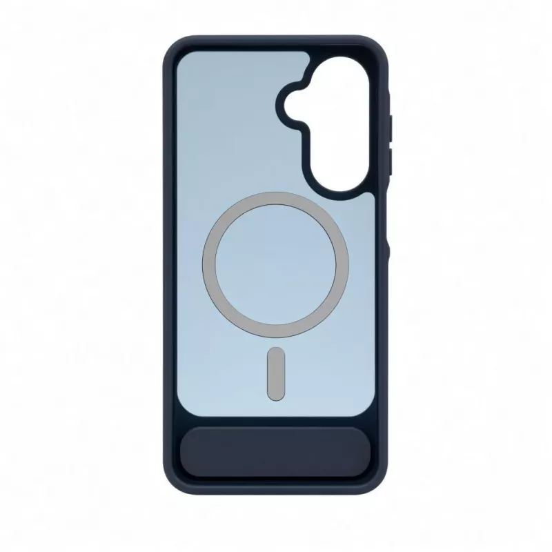 Evelatus Samsung Galaxy A17 4G / A17 5G guminis dėklas su MagSafe ir atrama, tamsiai mėlynas