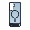 Evelatus Samsung Galaxy A17 4G / A17 5G guminis dėklas su MagSafe ir atrama, tamsiai mėlynas