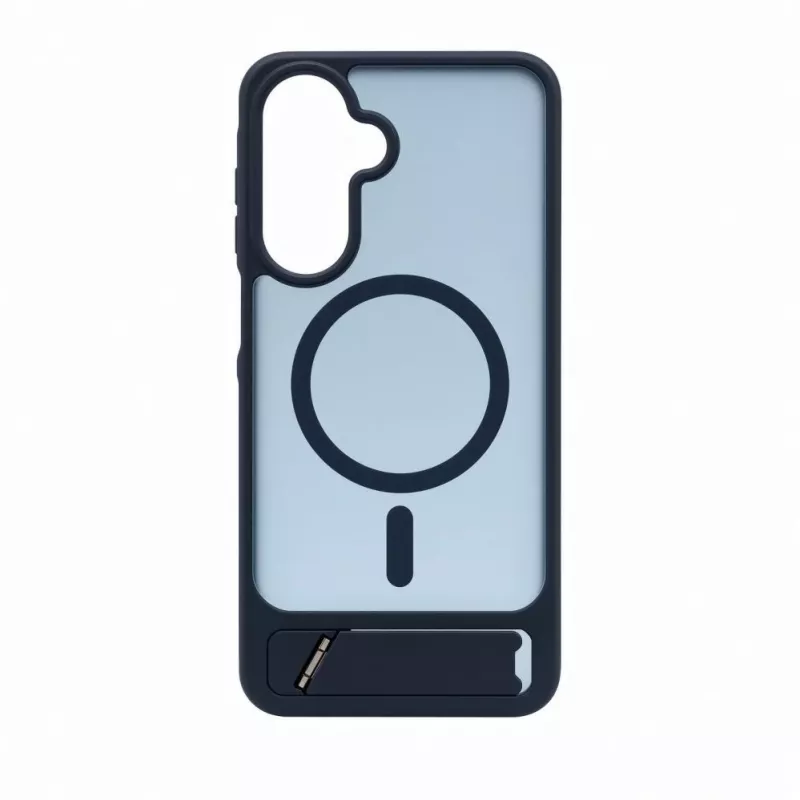 Evelatus Samsung Galaxy A17 4G / A17 5G guminis dėklas su MagSafe ir atrama, tamsiai mėlynas