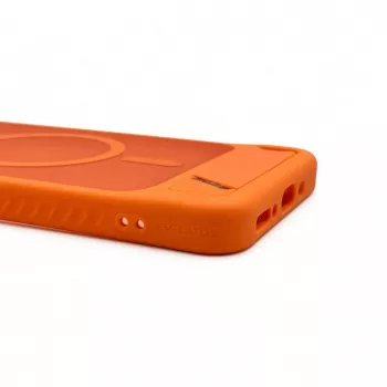 Evelatus Samsung Galaxy A17 4G / A17 5G guminis dėklas su MagSafe ir stoveliu, oranžinė