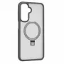 Evelatus Samsung Galaxy A17 4G / A17 5G Shield dėklas su MagSafe ir stoveliu, matinis dūminis pilkas