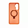 Evelatus Samsung Galaxy A17 4G / A17 5G Shield dėklas su MagSafe ir stoveliu, matinis žiedas, oranžinė